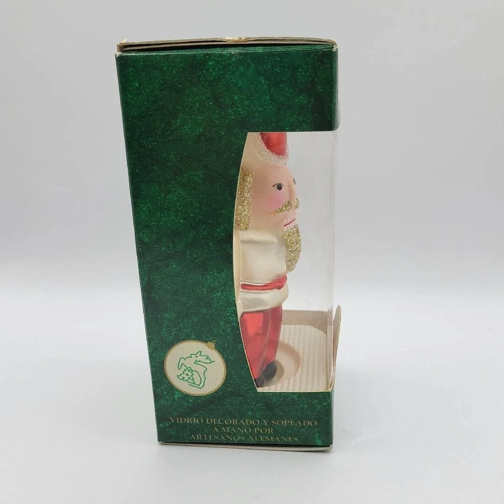 Krebs Lauscha Glass Nutcracker Toy Soldier Blown Glass 5